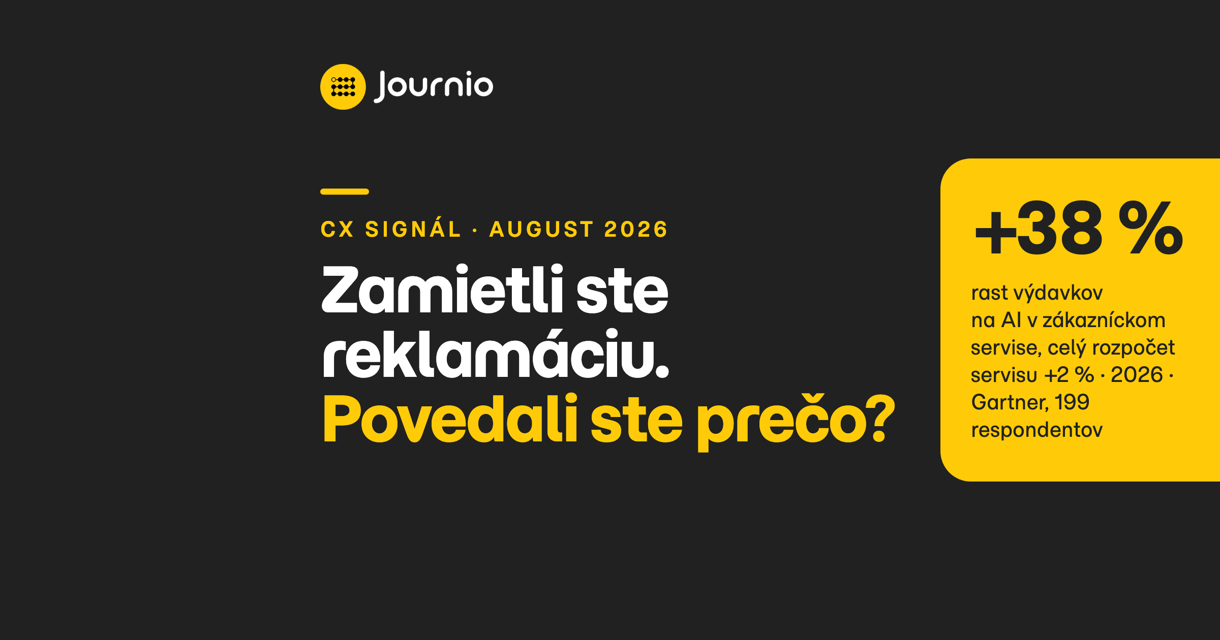 Zamietnutá reklamácia bez vysvetlenia — výdavky na AI v zákazníckom servise rastú o 38 %, celý rozpočet servisu o 2 %.